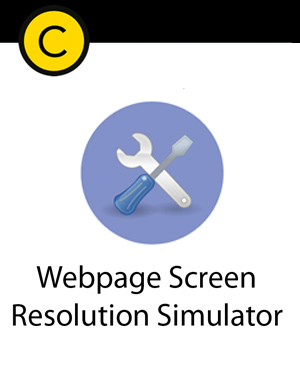 Webpage Screen Resolution Simulator